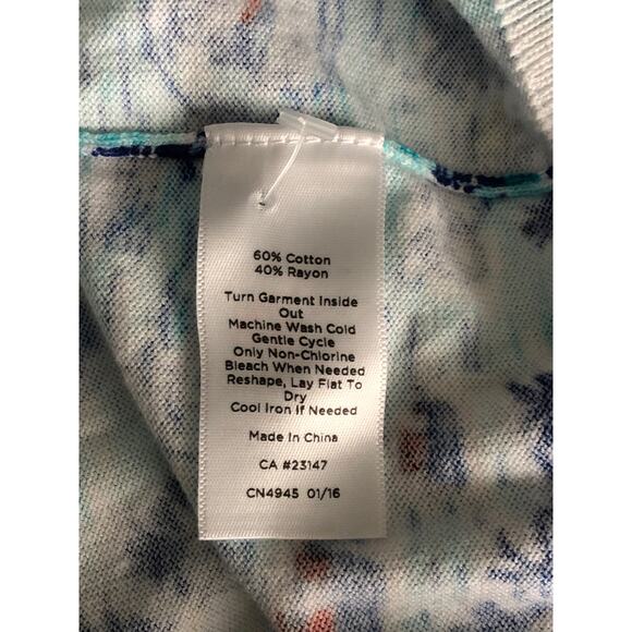 Talbots Women's Size Large Novelty Print (Vacation) Sweater - Picture 6 of 6